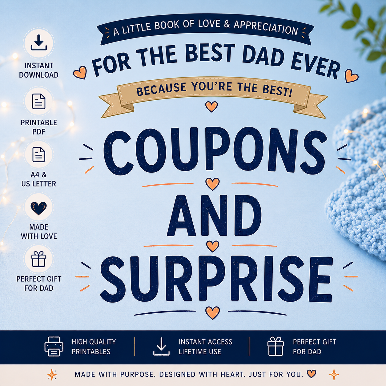 Surprise Edition – Dad Goals Coupon Book
